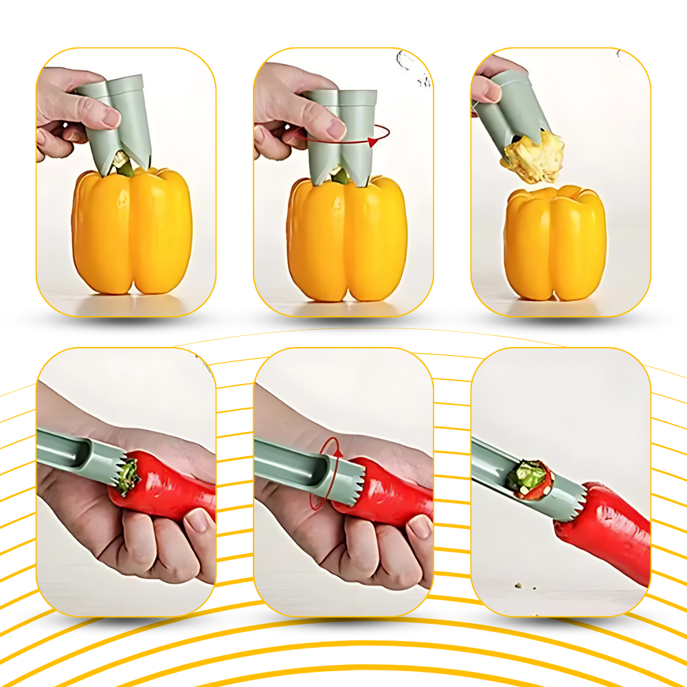 Harmless Fruit Pepper Corer - Ozerty