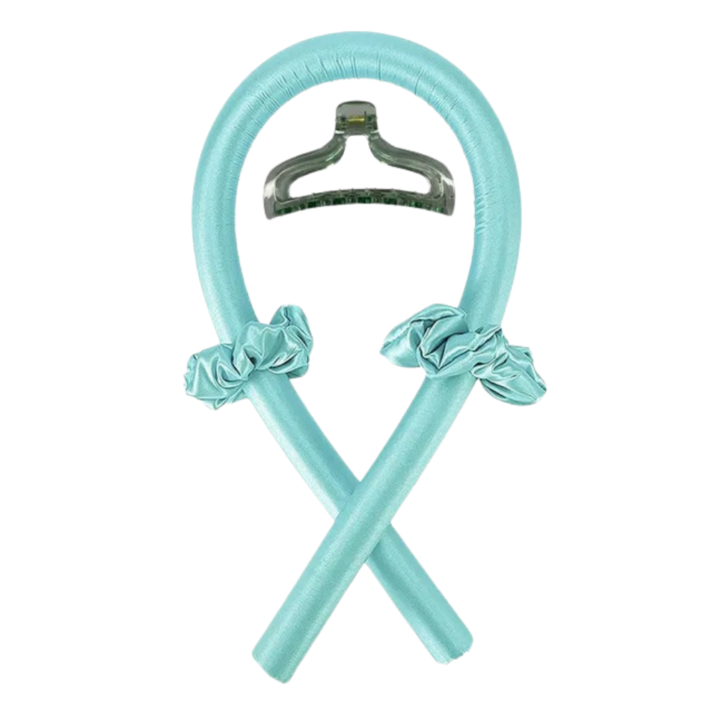 Heatless Curling Rod Headband Ribbon Silk -Mint - Ozerty, Heatless Curling Rod Headband Ribbon Silk -Mint - Ozerty