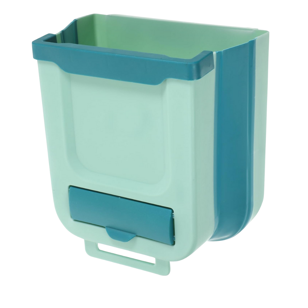 High Capacity Collapsible Trash Can -Green - Ozerty