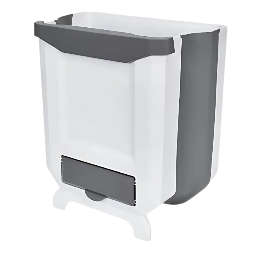 High Capacity Collapsible Trash Can -White - Ozerty