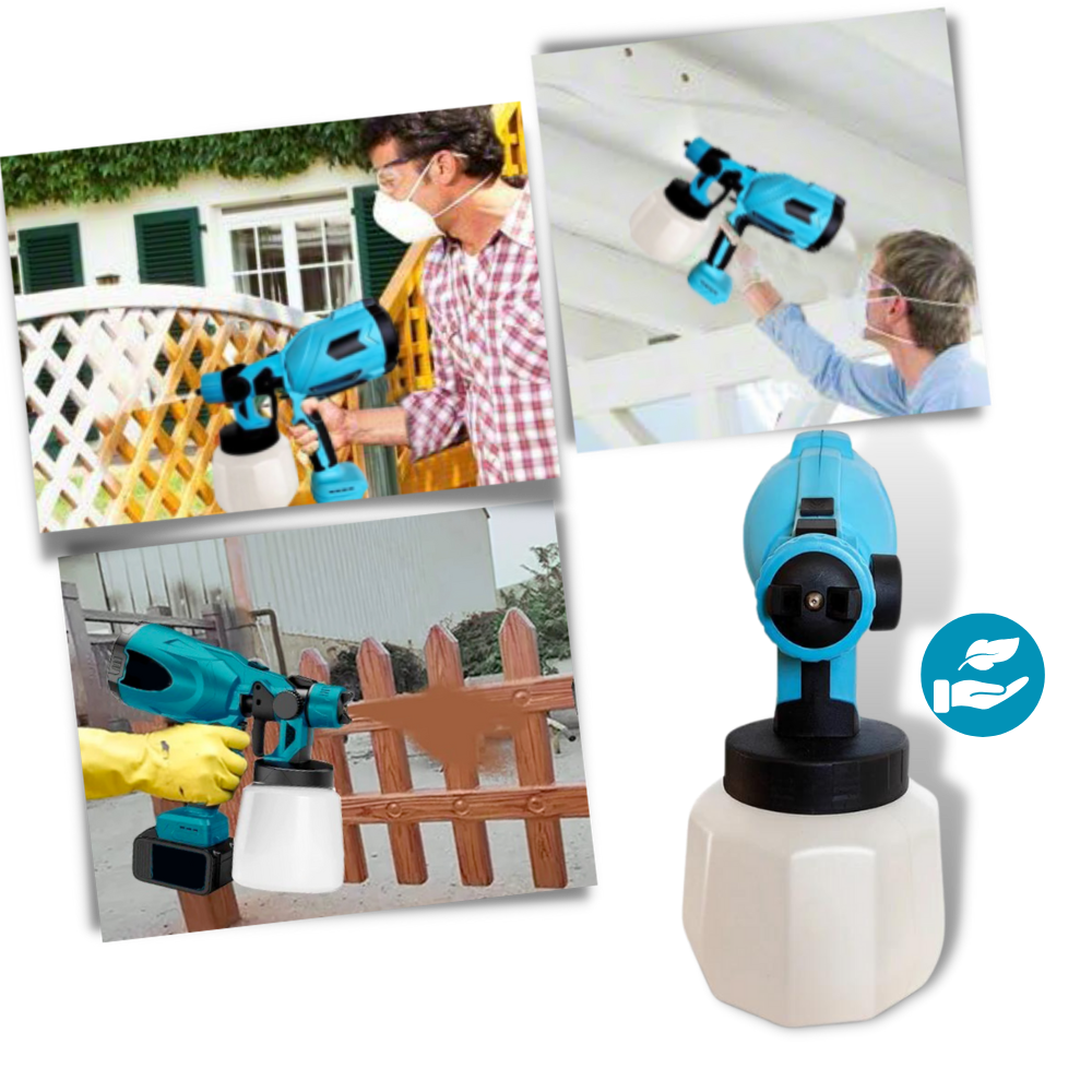 High-pressure Cordless Paint Sprayer Gun - Ozerty