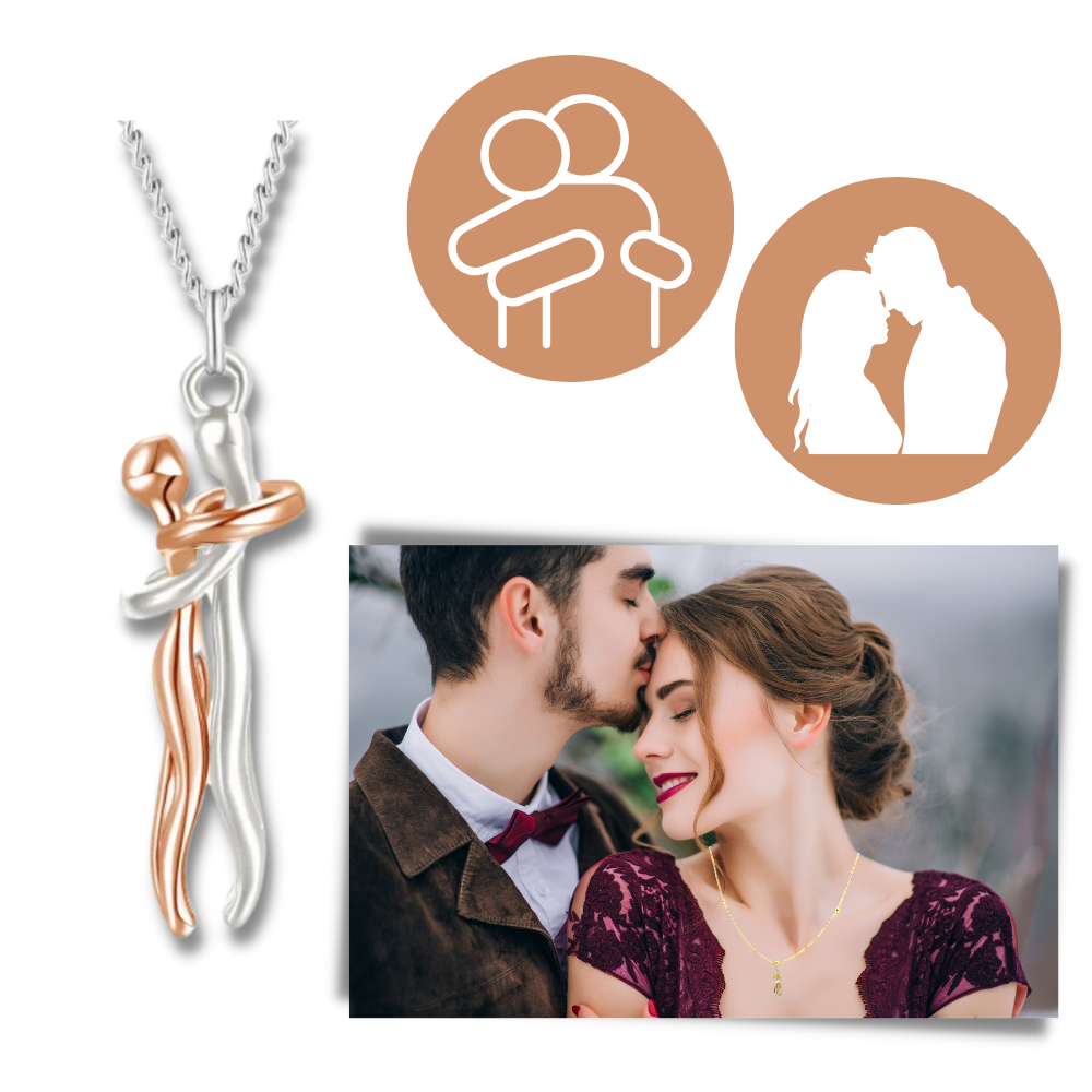 Hug Love Couple Necklace - Ozerty