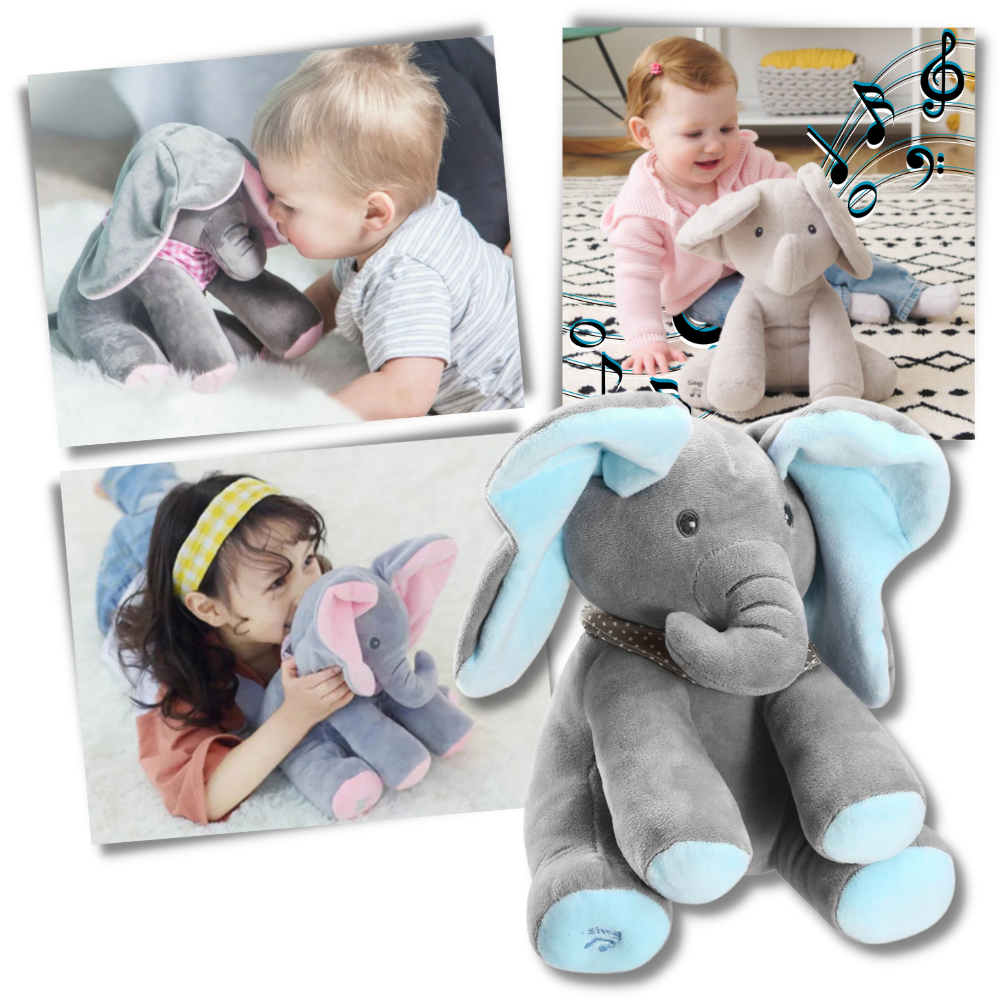 Interactive Peek a Boo Elephant - Ozerty