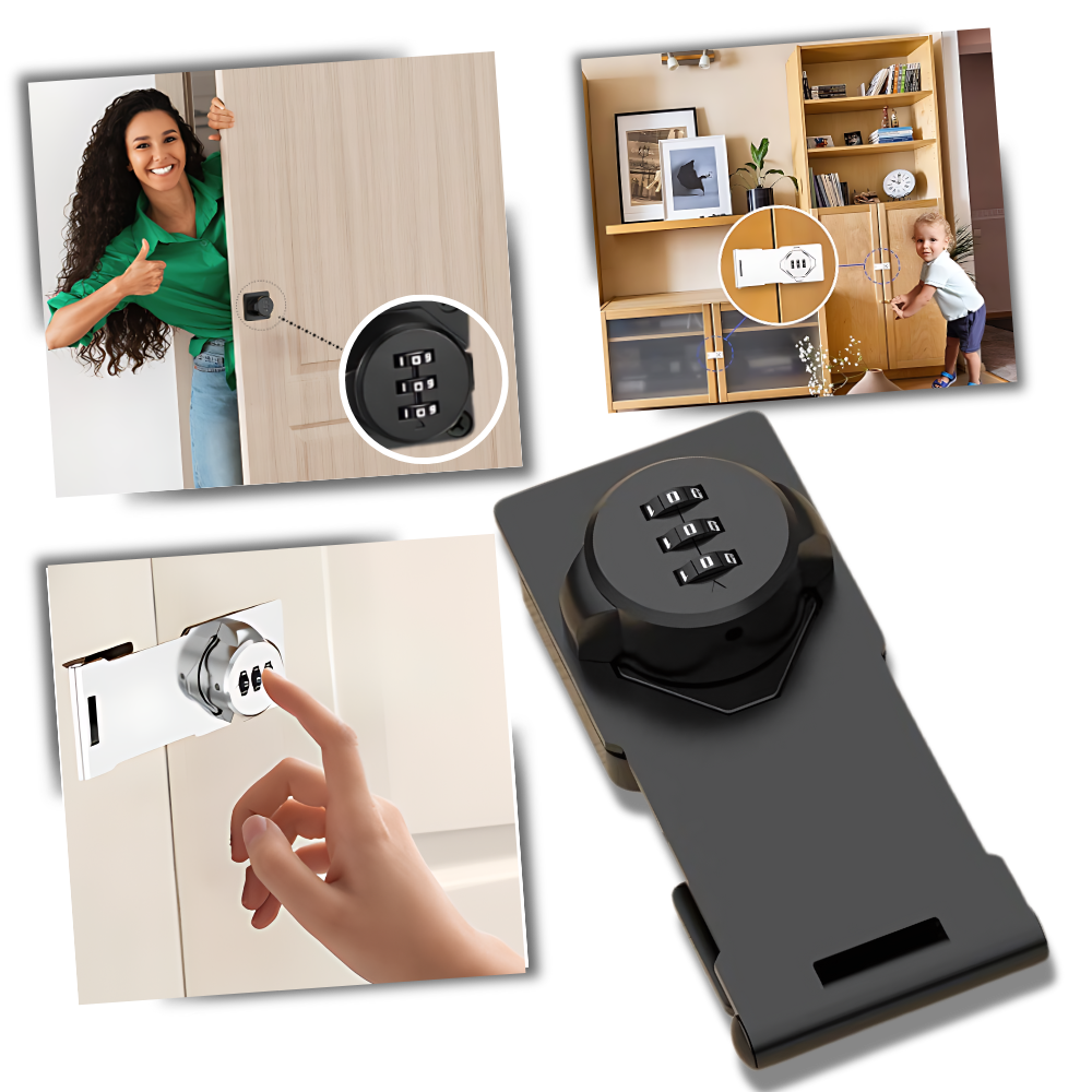 Keyless Quick Installation Cabinet Lock - Ozerty