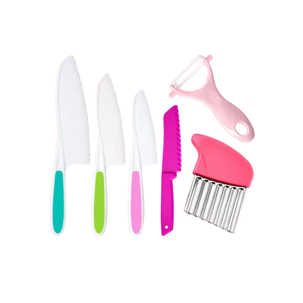 Kid Friendly Kitchen Set Toy -Pink - Ozerty