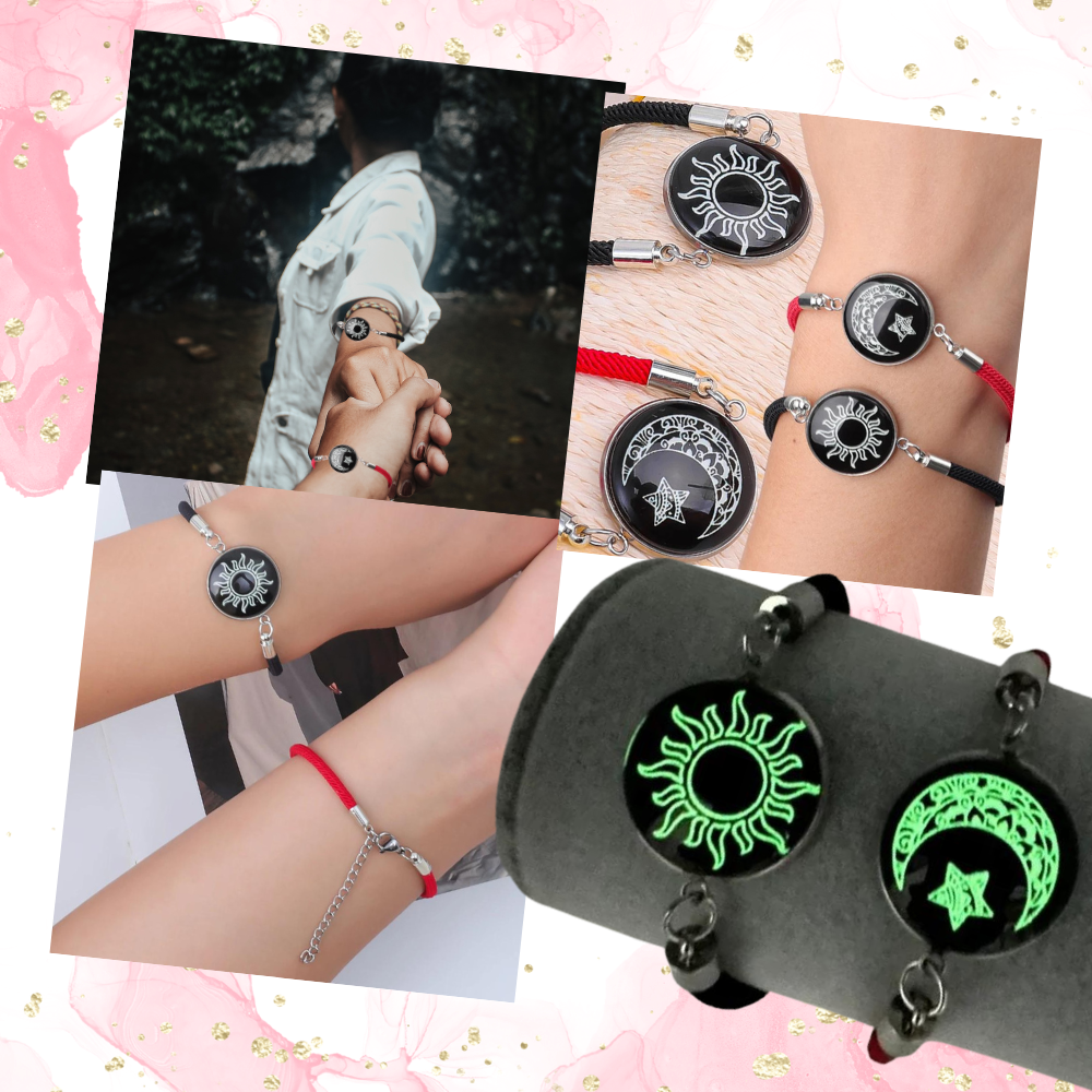 Light Activated Long Distance Bracelets