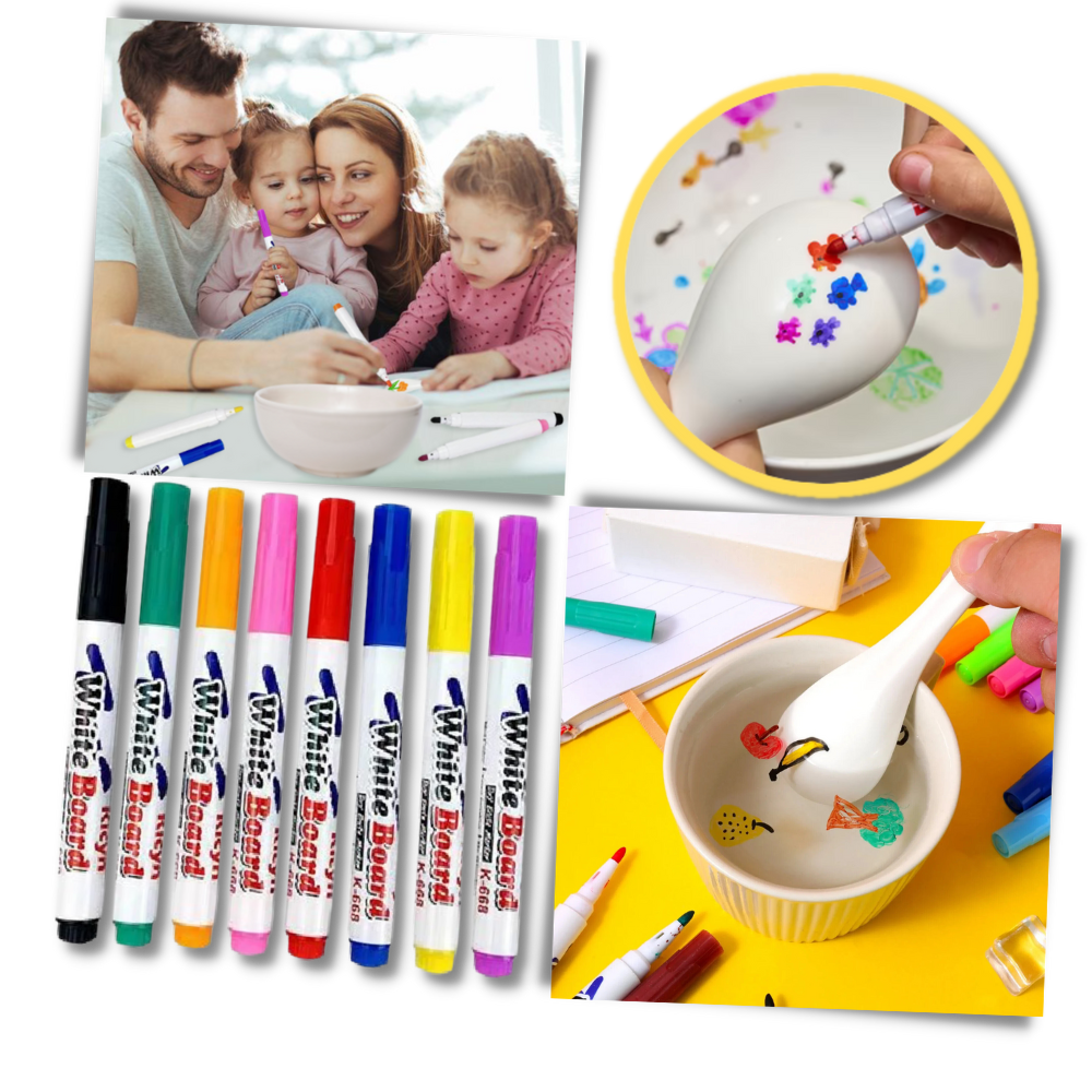 Magic Water Paint Pens Set - Ozerty