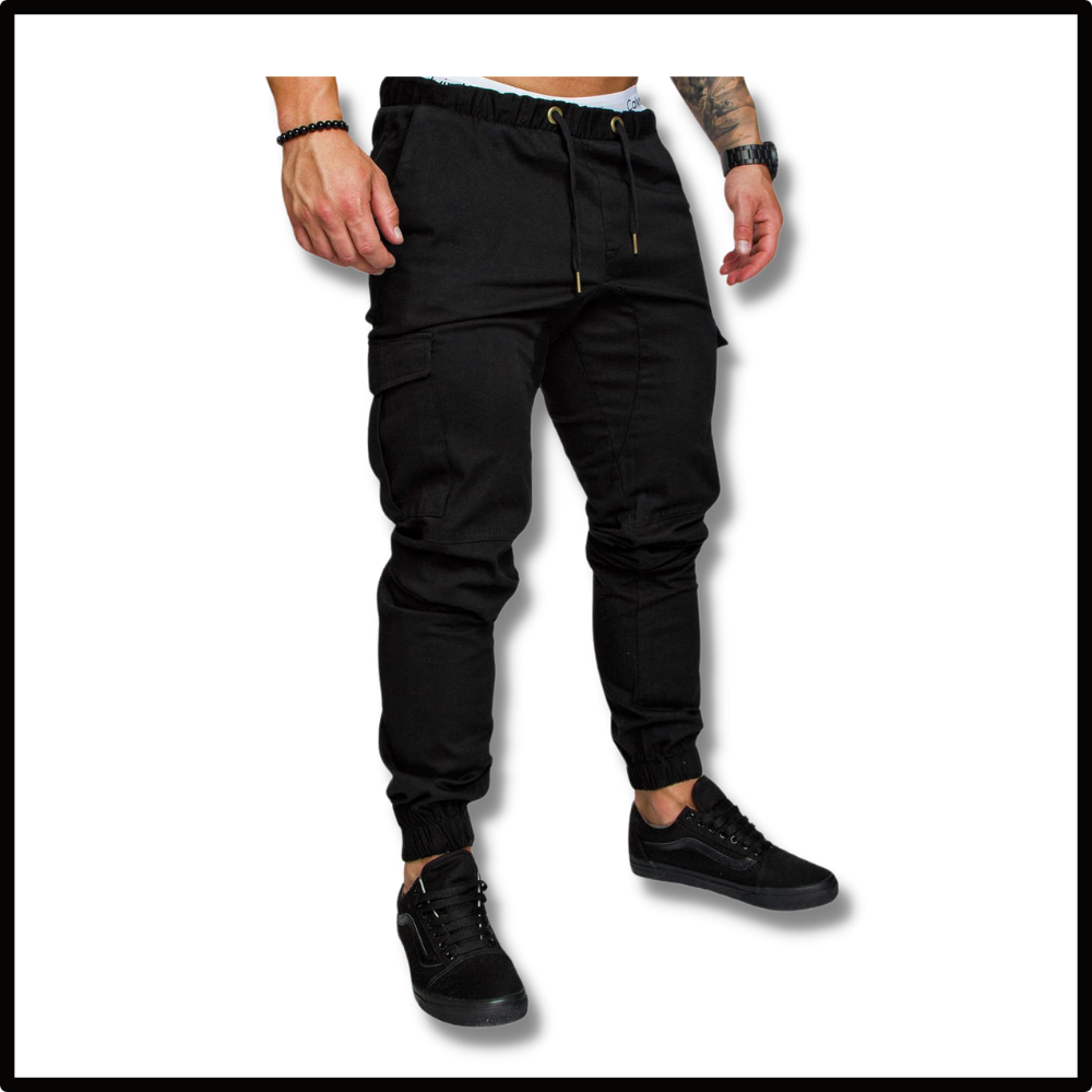 Men's Slim Fit Cargo Pants - Ozerty