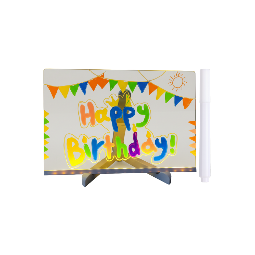 Mesmerizing LED Note Board -30 x 20 cm - Ozerty