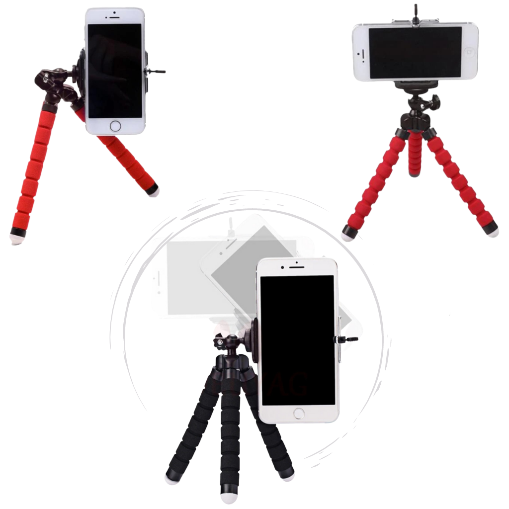 Mini Flexible Phone Tripod Stand Set