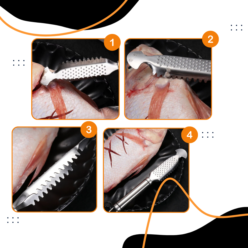 Multi-Functional Fish Scaler - Ozerty