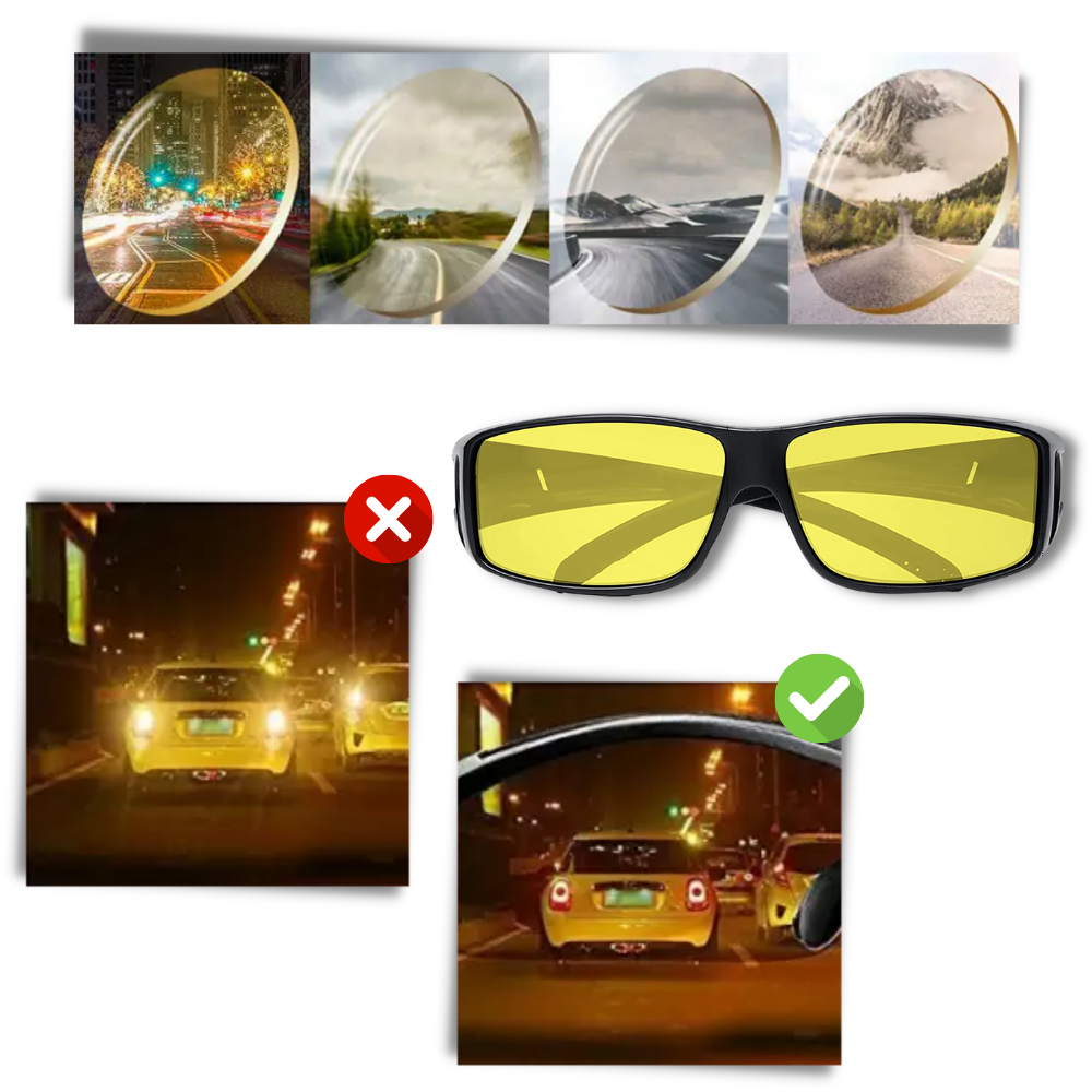 Night driving clarity glasses - Ozerty