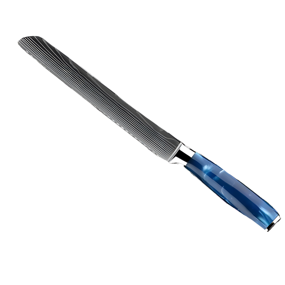 Ocean Blue Japanese Knives  -Bread Knife - Ozerty