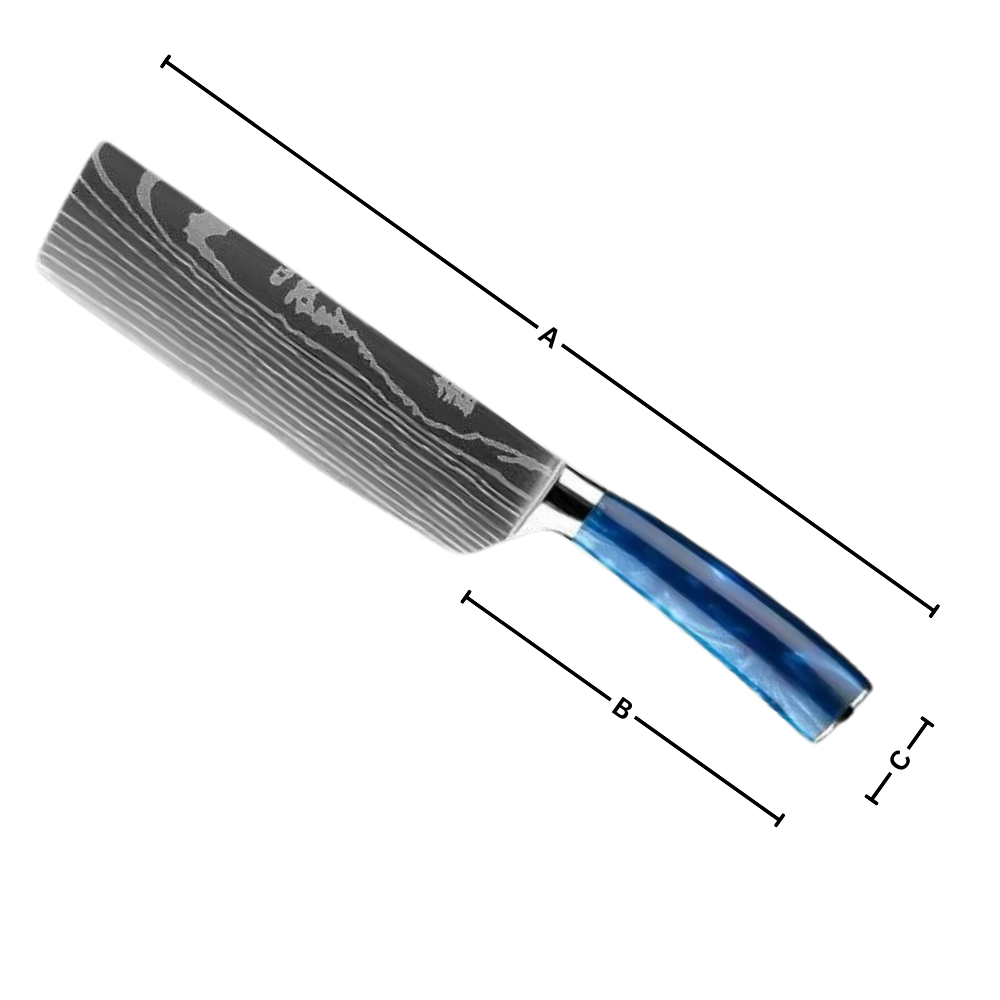 Ocean Blue Japanese Knives  - Ozerty