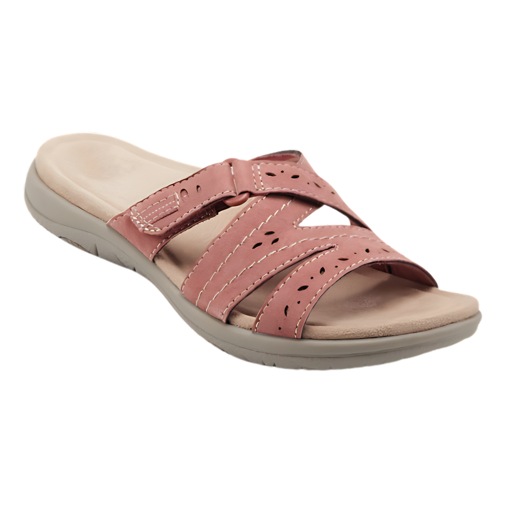 Orthotic Insole Open Toe Sandals -Pink - Ozerty