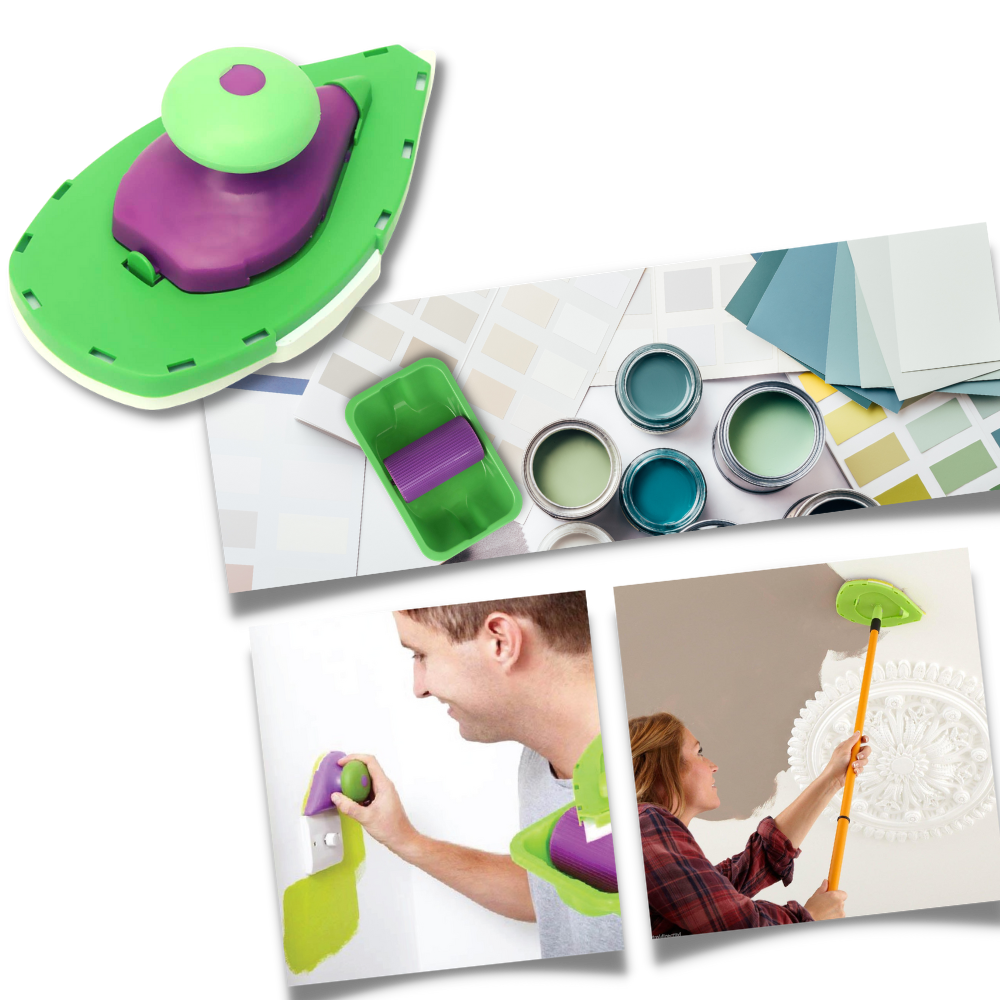 Paint Edger Set 4pcs Sponge Point and Decorative - Ozerty