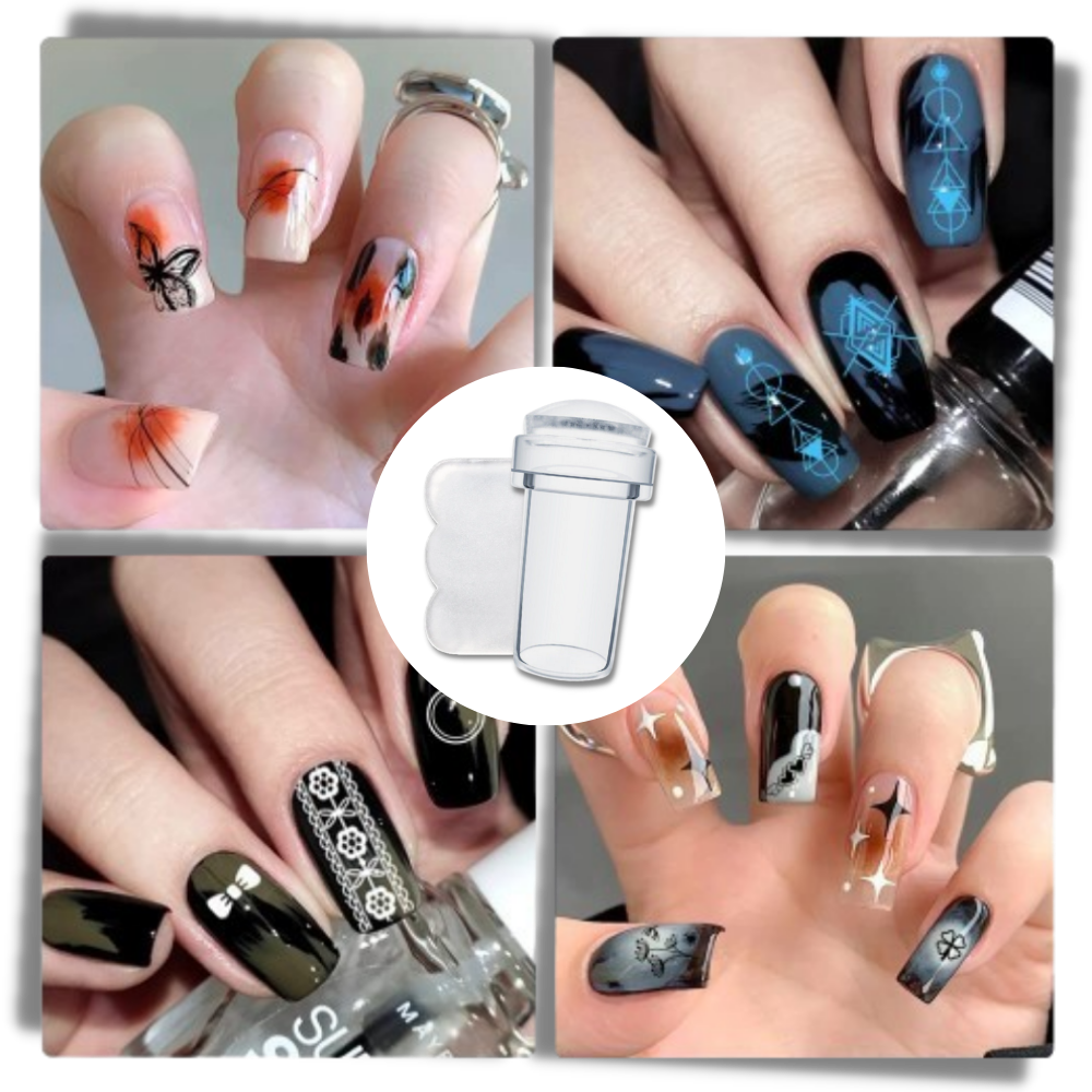 Perfect Symmetry Transparent Nail Art Tool - Ozerty