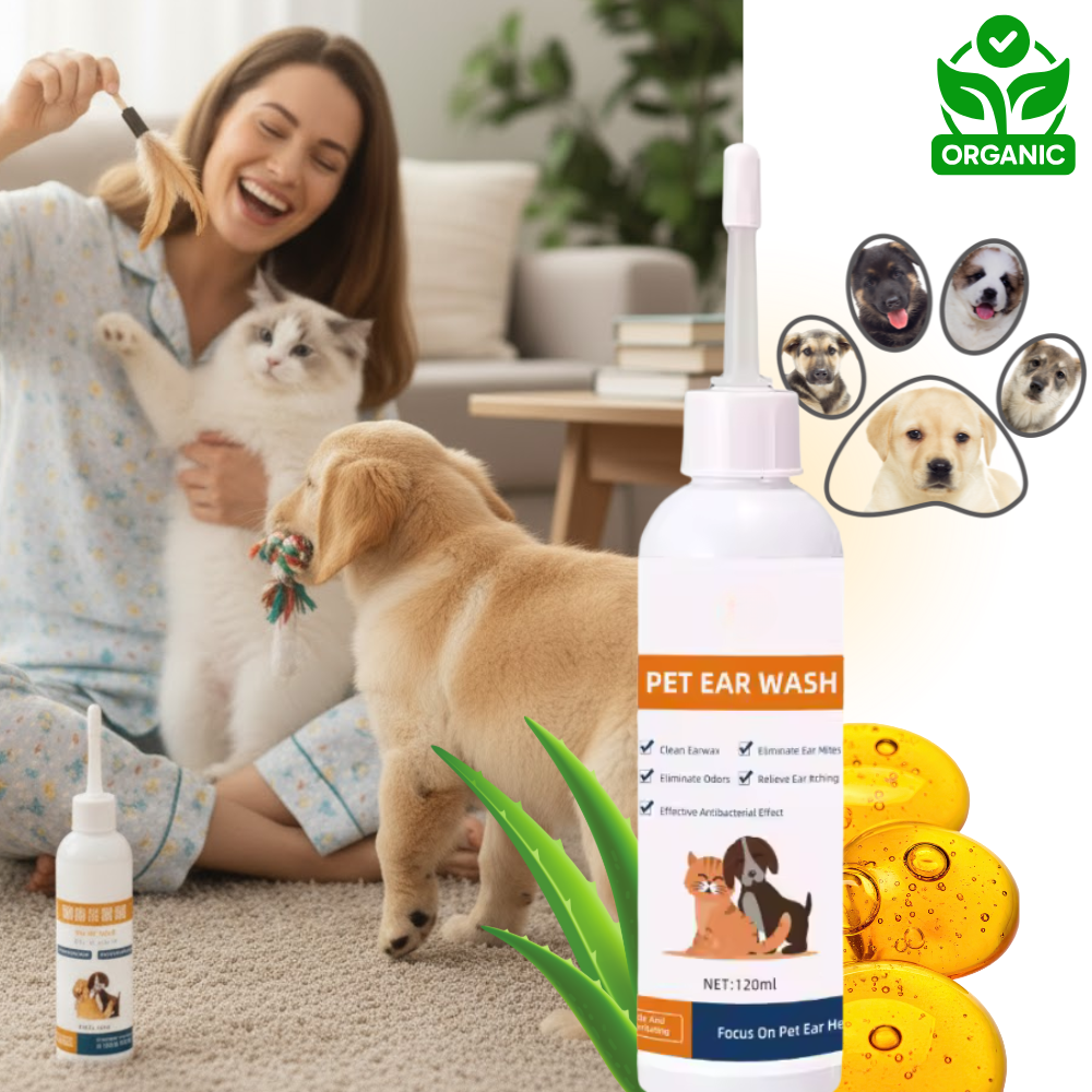 Pet Ear Deodorant Cleaner - Ozerty