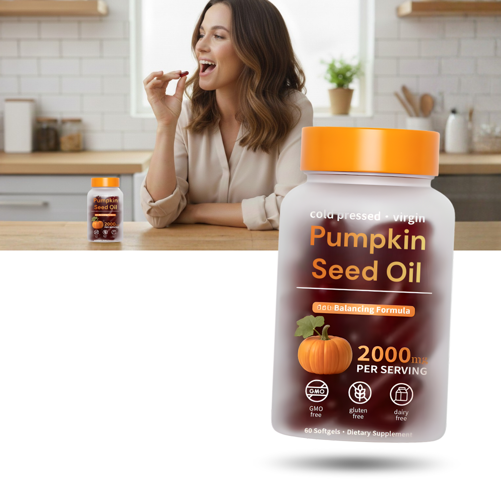 Pumpkin Seeds Oil Soft Gels - Ozerty