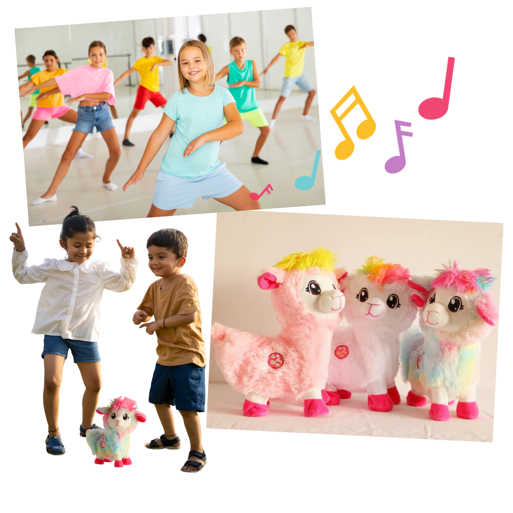 Rainbow Dancing Llama Musical Shakin Toy - Ozerty