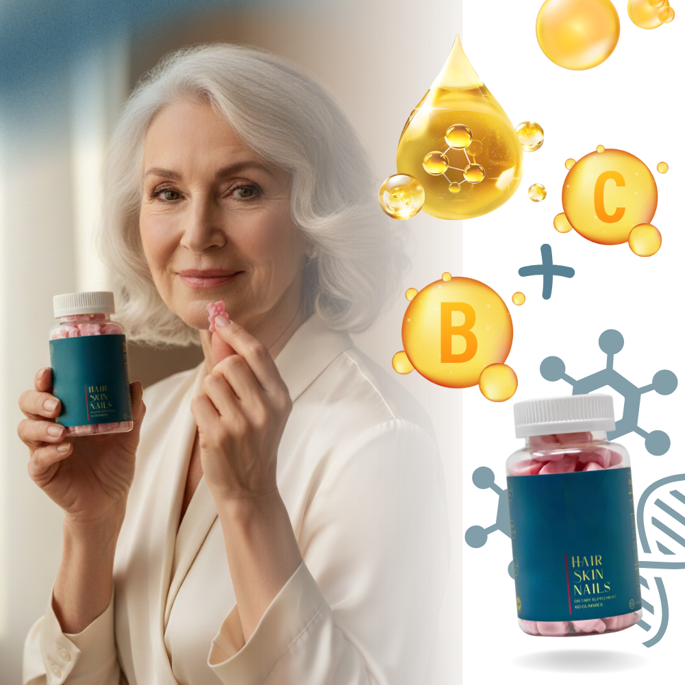 Raspberry Biotin Vitamin Gummies - Ozerty