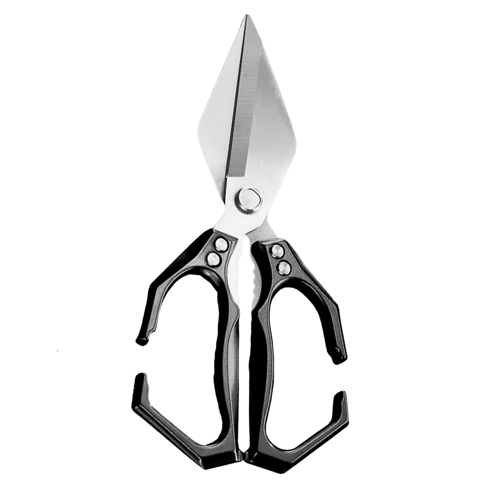 Razor Sharp Kitchen Shear -Black - Ozerty