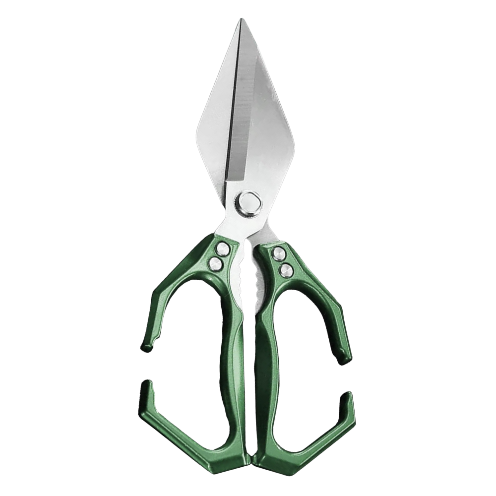 Razor Sharp Kitchen Shear -Green - Ozerty