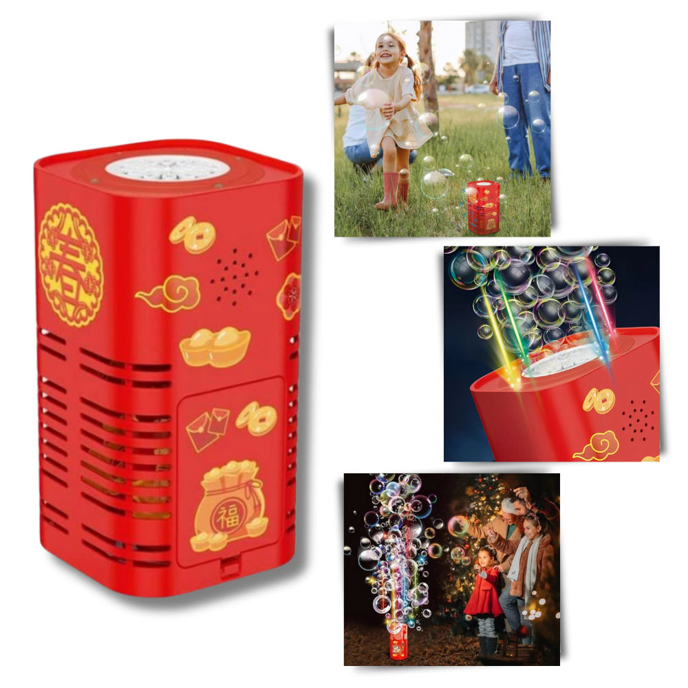 Rechargeable Firework Bubble Machine - Ozerty