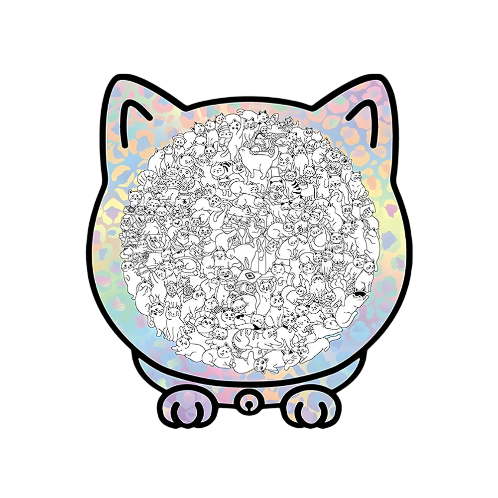 Relaxing Jigsaw Cat Puzzle  -Ghost Cat - Ozerty