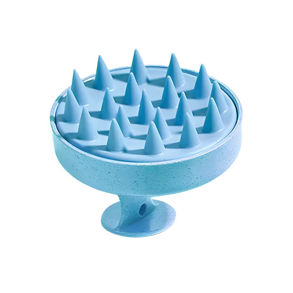 Revitalizing Cleanse Hair Scalp Massager Brush -Light Blue - Ozerty