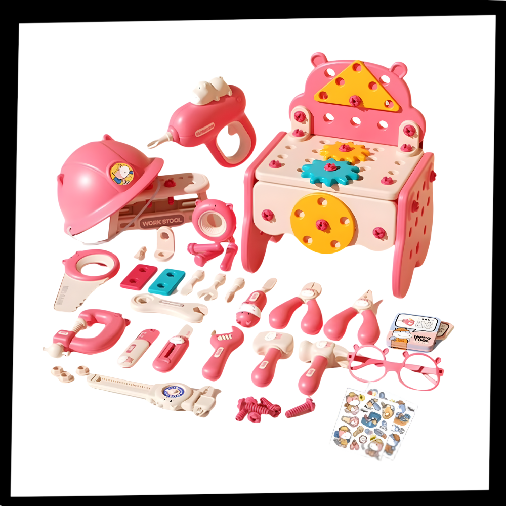 Screw Puzzle Kid Tool Box - Ozerty