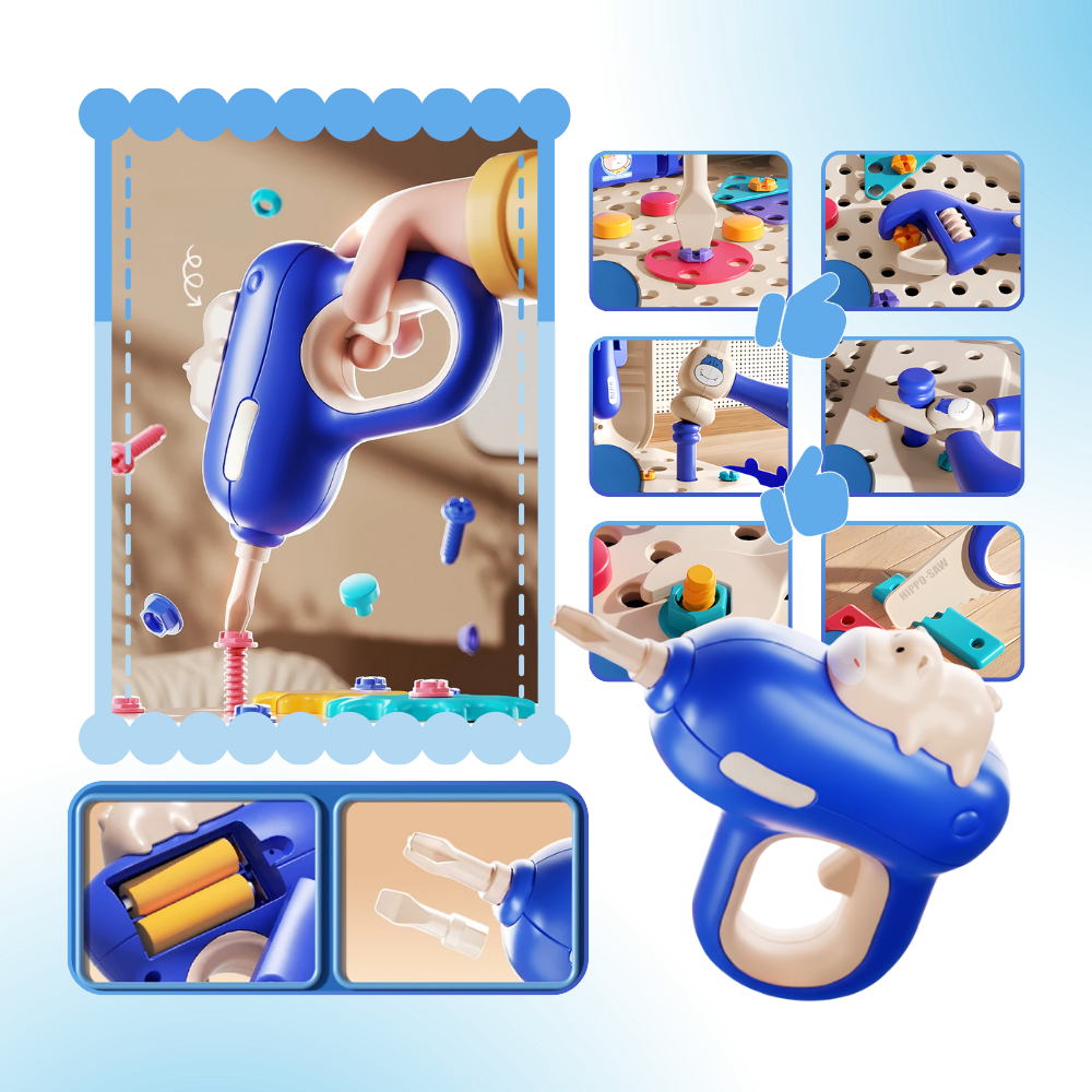 Screw Puzzle Kid Tool Box - Ozerty