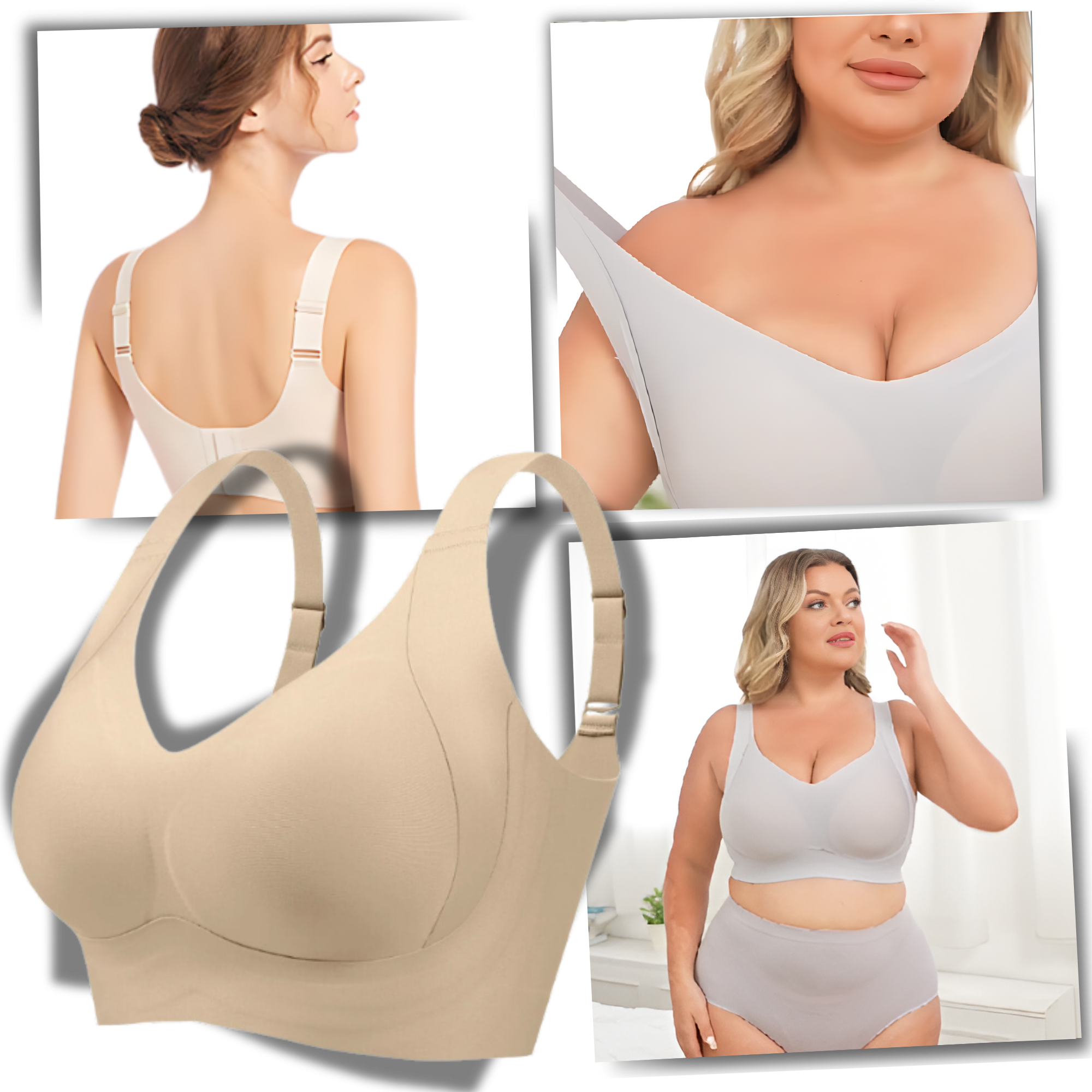 Seamless Breathable Shaper Bra - Ozerty