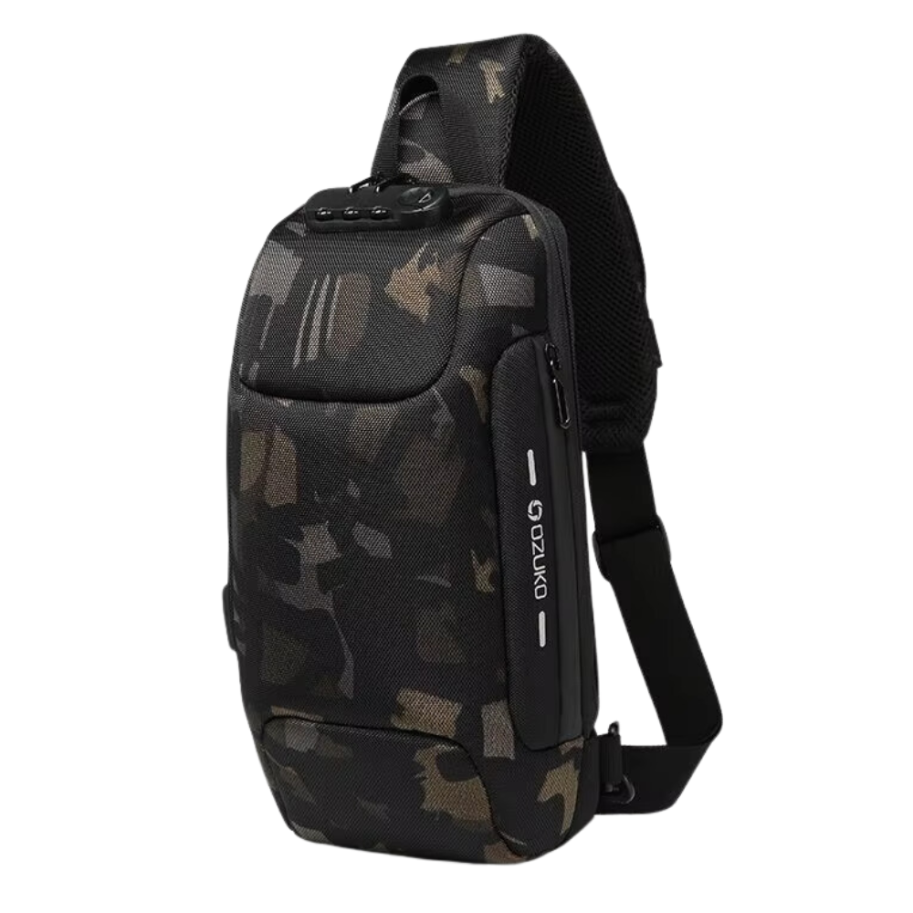 Secure Charge Crossbody Bag -Camouflage - Ozerty