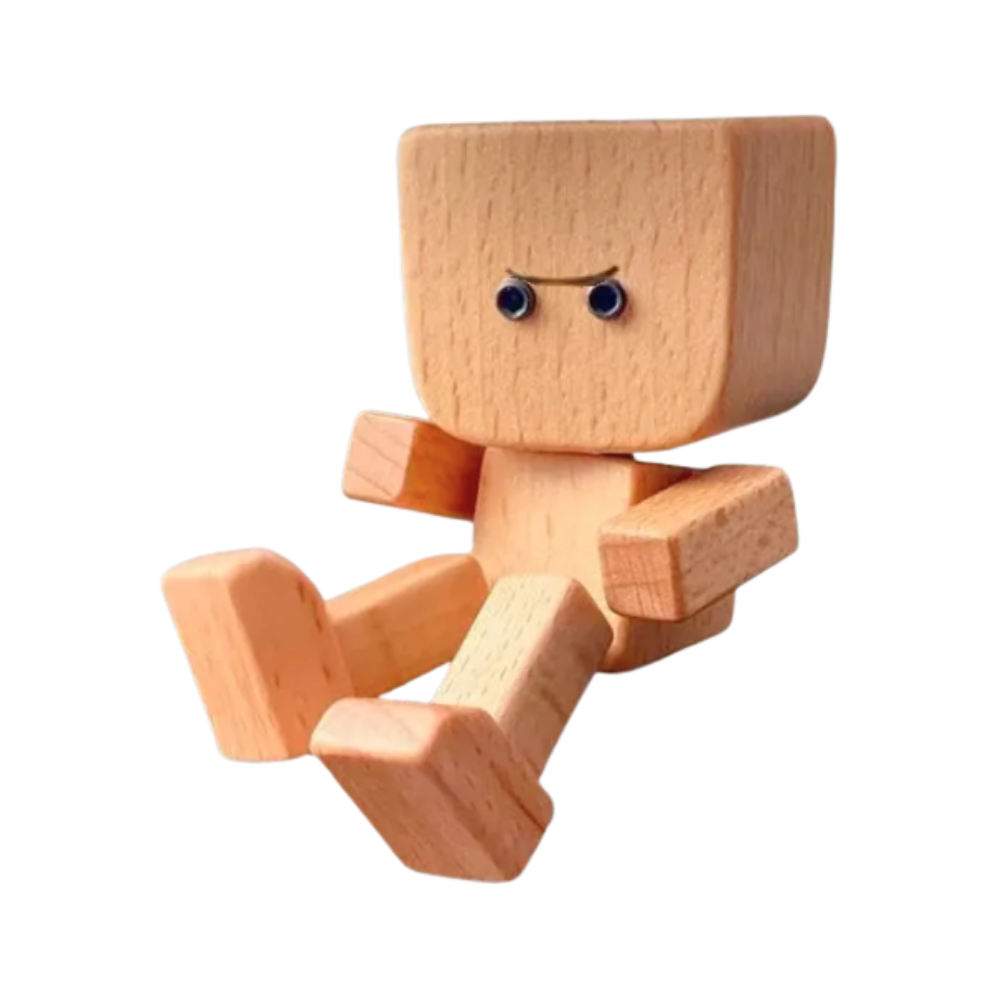 Shaking Quirky Bobblehead Figurine -Angry Squint - Ozerty