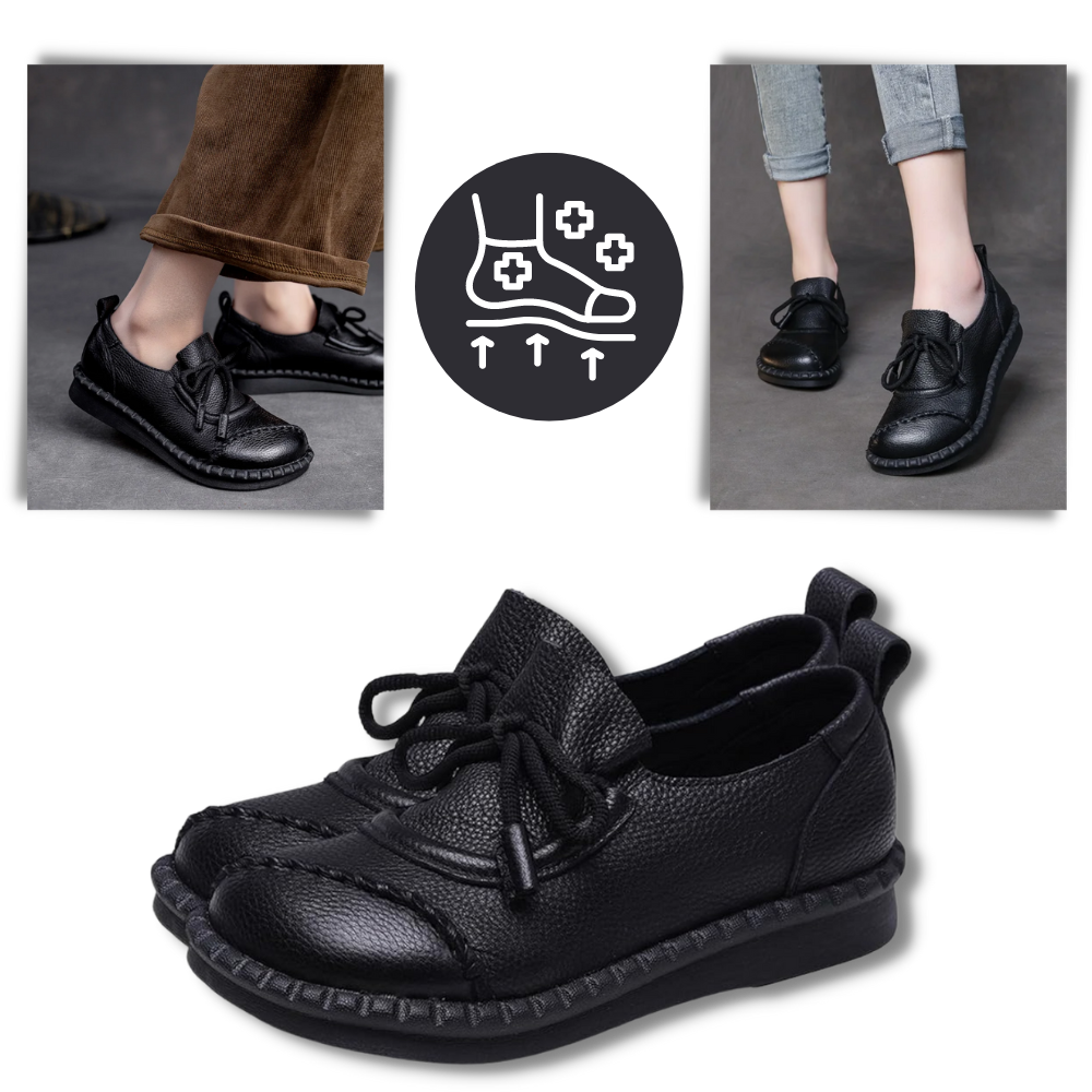 Shock Absorbent Platform Loafers - Ozerty