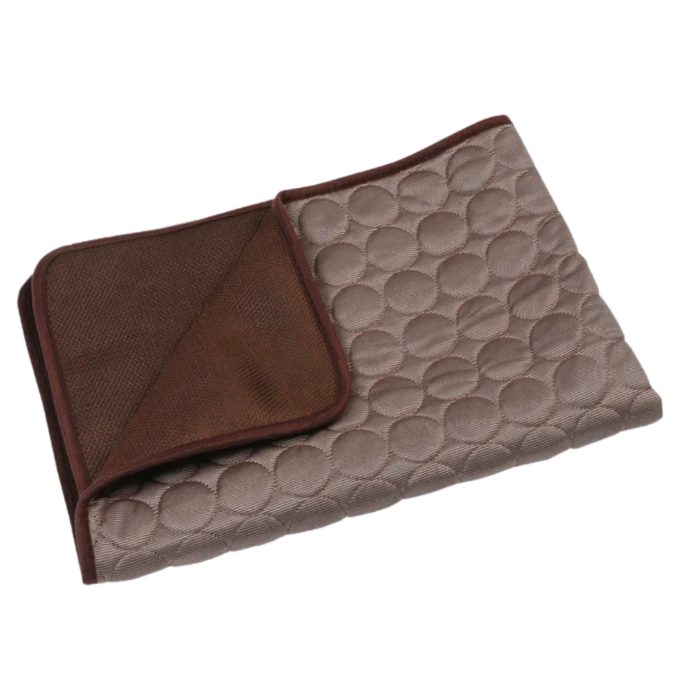 Silk Pet Cooling Pad  -Coffee - Ozerty