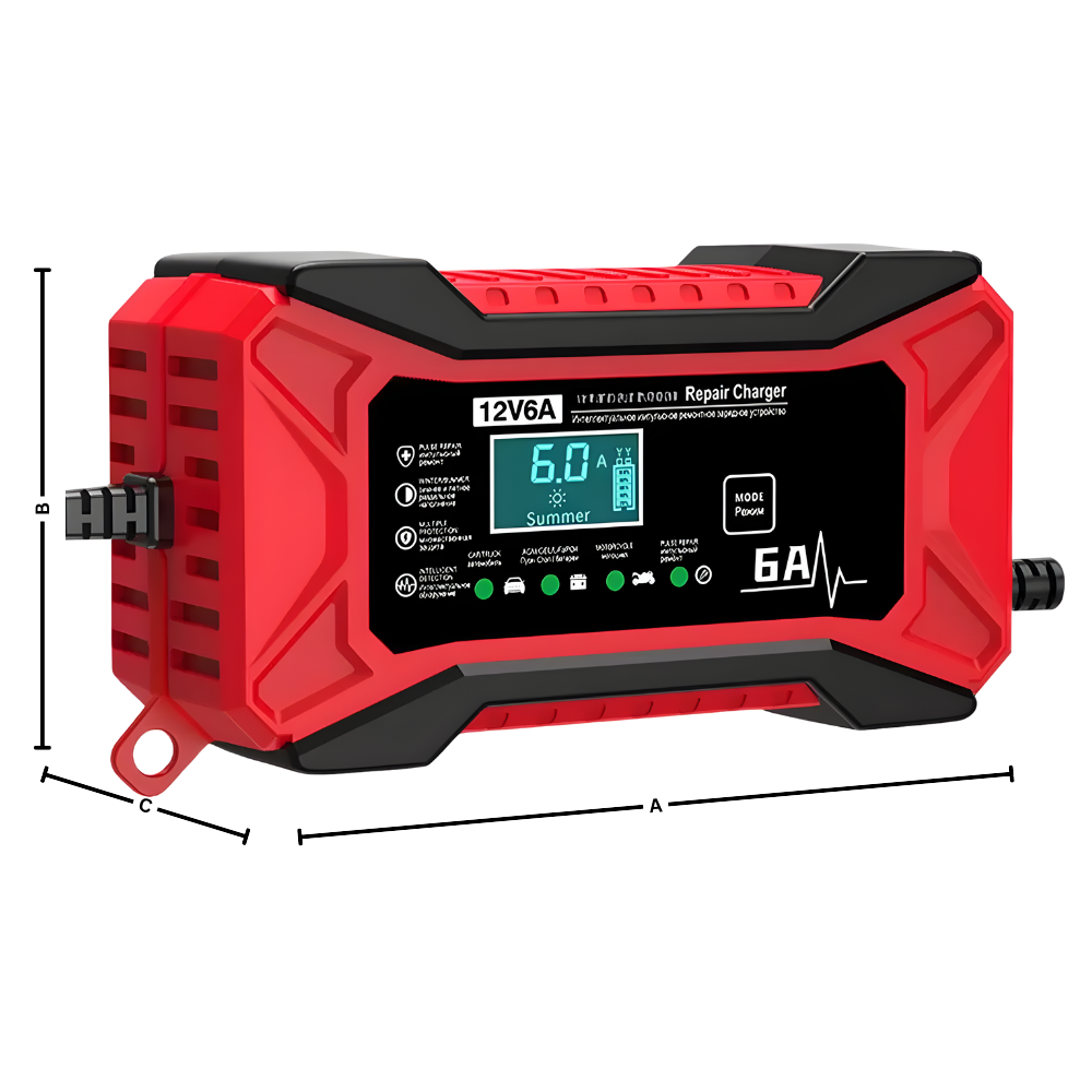 Smart 12V Battery Revive Charger - Ozerty