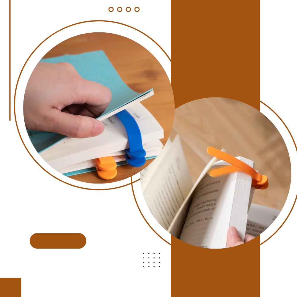 Smart Silicone Bookmarks  - Ozerty