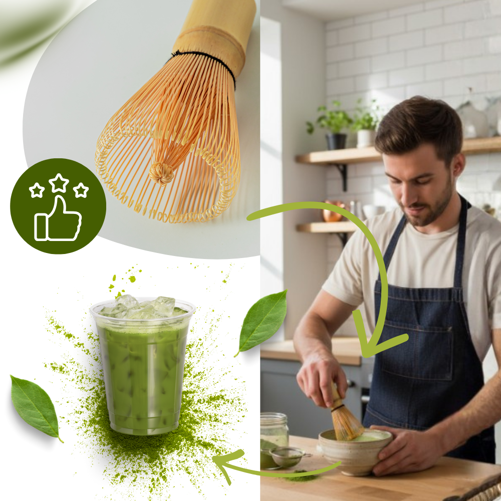 Smooth Mixing Matcha Whisk - Ozerty