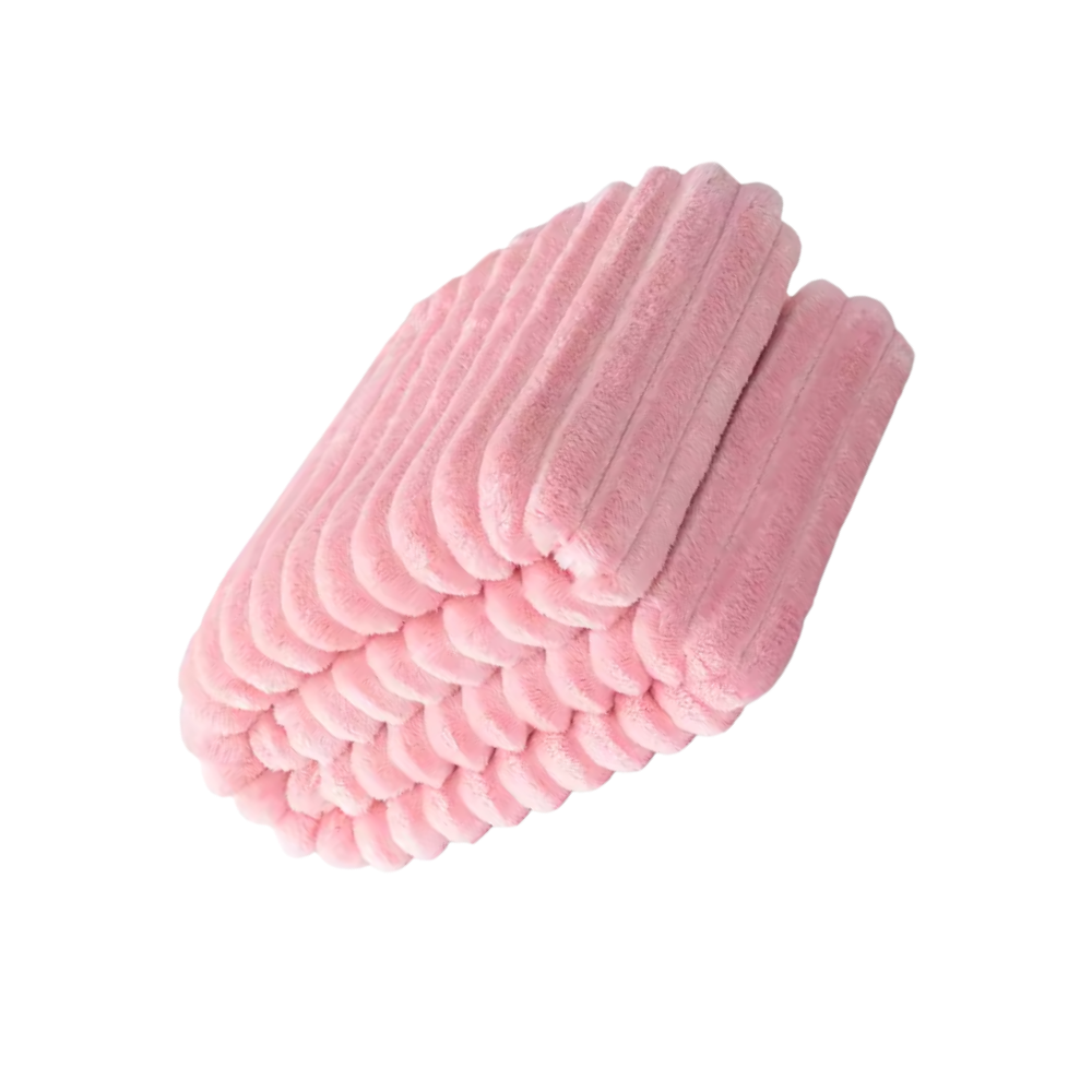 Soft & Cozy Flannel Blanket -Pink - Ozerty