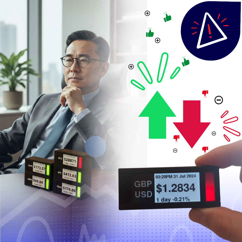 Stackable Live Crypto Ticker - Ozerty