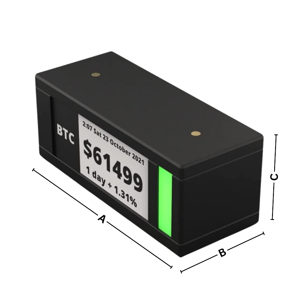 Stackable Live Crypto Ticker - Ozerty