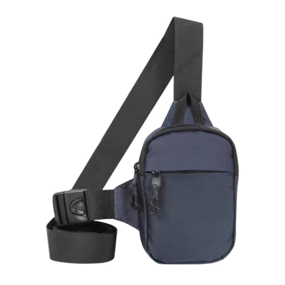 Stylish Mini Sling Chest Bag -Blue - Ozerty