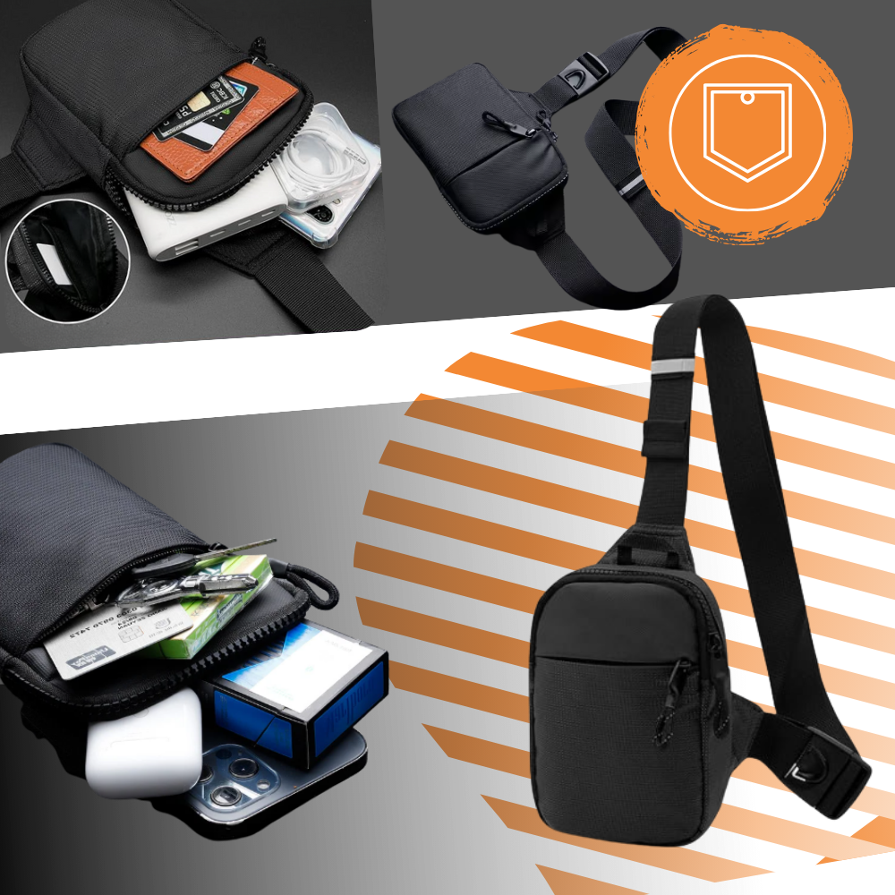Stylish Mini Sling Chest Bag - Ozerty