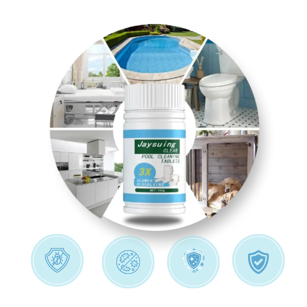 Super Purifying Chlorine Tablets Pool - Ozerty