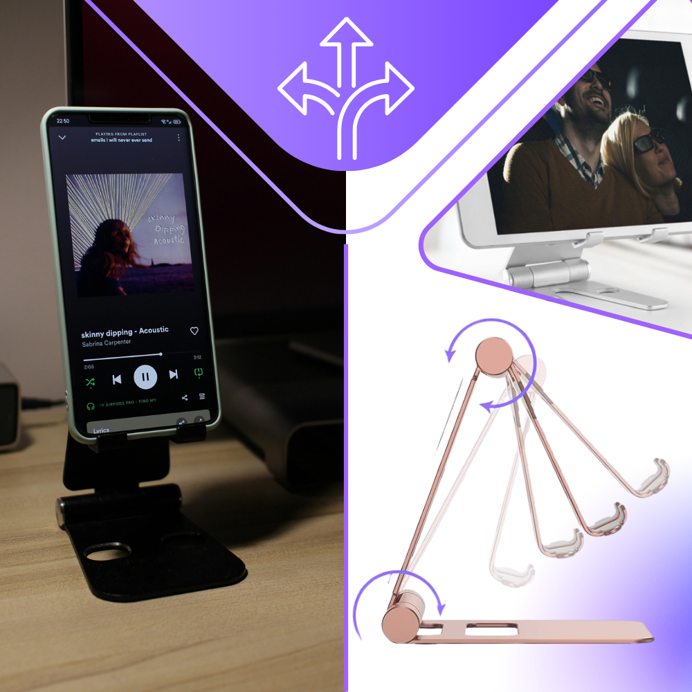 NO LONGER PRODUCING Swivel and Folding Phone Stand