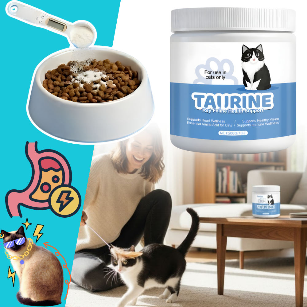 Taurine Cat Support Supplement - Ozerty