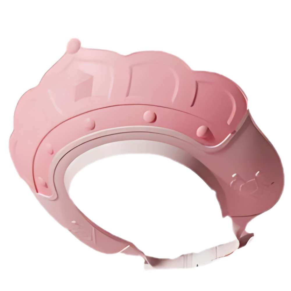 Tear-Free Bathing Shower Cap -Pink - Ozerty