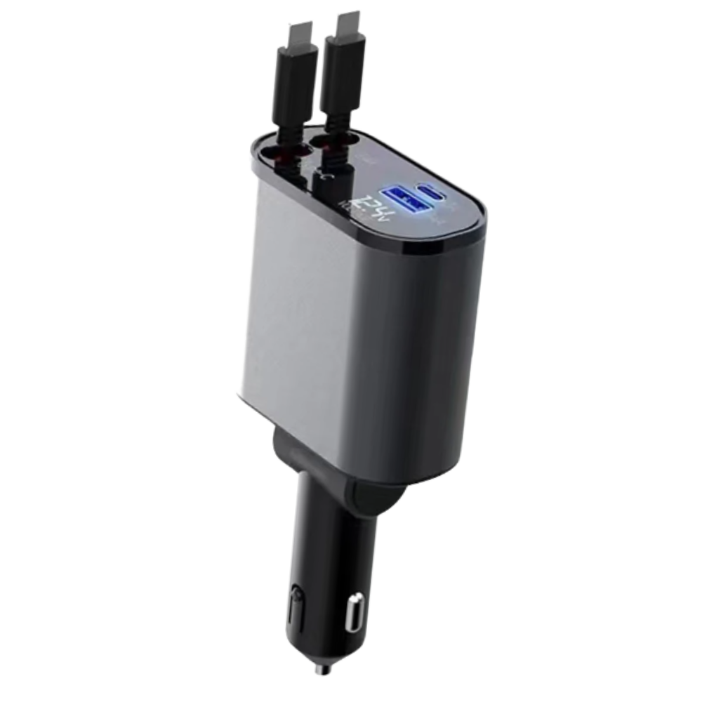 Telescopic Car Charging Station -Dual Apple - Ozerty